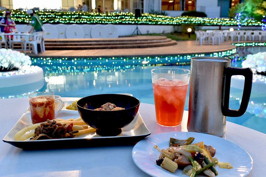 　今年が最後となる千里阪急ホテルのビアガーデン（大阪府豊中市）