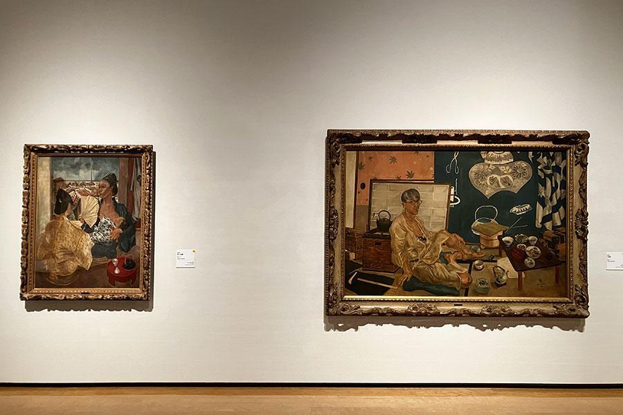 　『藤田嗣治×国吉康雄：二人のパラレル・キャリア-百年目の再会』会場風景より