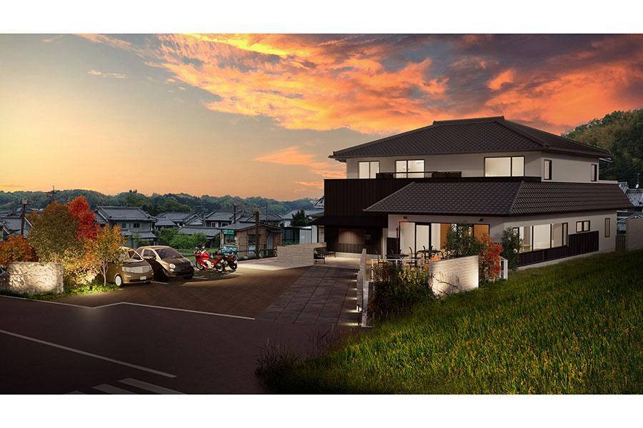 「ブランシエラ 石舞台 テラス」の外観夜のイメージ