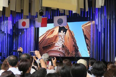 　『大阪・関西万博２０２５』７月１７日（木）１１時４５分頃、マルタ共和国ナショナルデーの様子（Ｌｍａｇａ.ｊｐ撮影）