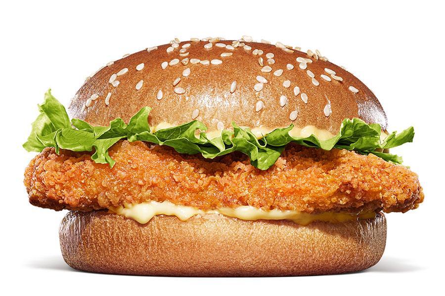 　クラシック スモーキーフライドチキンバーガー（単品５４０円、セット８４０円）