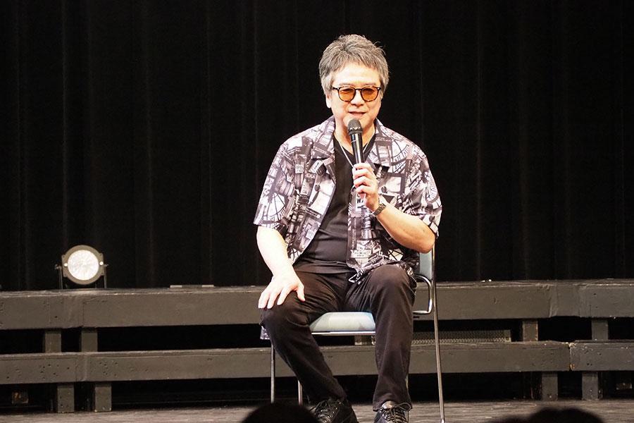 　舞台『あゝ同期の桜』大阪公演初日に、ファン限定プレトーク会に登場した演出・出演の錦織一清（７月２６日・大阪市内）
