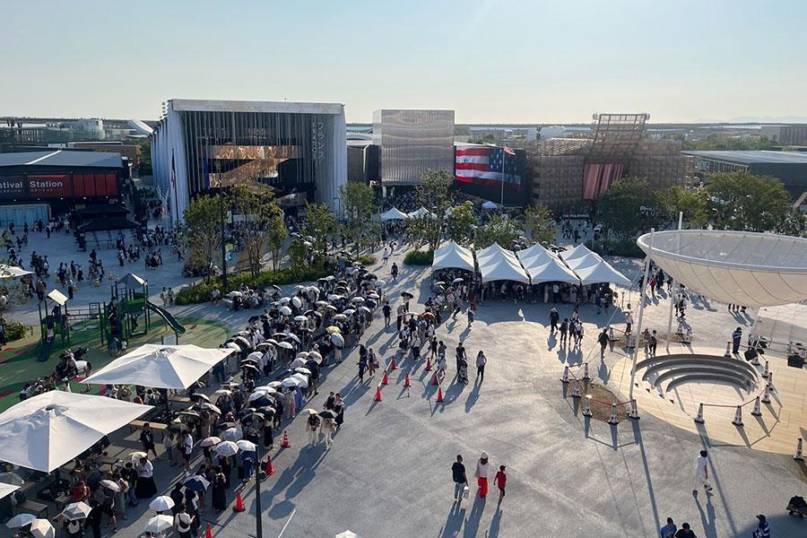 『大阪・関西万博』7月30日（水）17時頃の会場の様子（Lmaga.jp撮影）