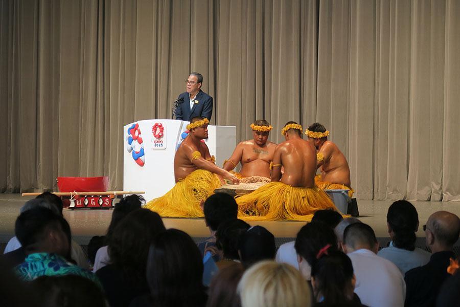 　『２０２５大阪・関西万博』７月３１日（木）のナショナルデー「ミクロネシア」式典の様子（１１時過ぎ／Ｌｍａｇａ.ｊｐ撮影）