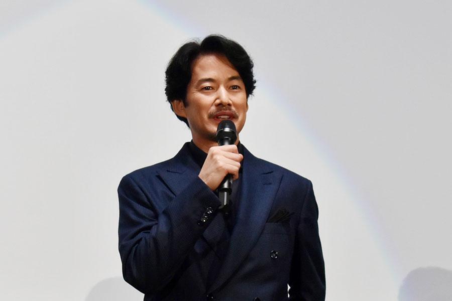 　『雪風 ＹＵＫＩＫＡＺＥ』で主役の寺澤一利役を演じた竹野内豊（８月５日・大阪市内）