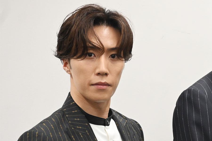 　『爆烈忠臣蔵～桜吹雪ＴＨＵＮＤＥＲＳＴＲＵＣＫ』に出演する早乙女太一（８月８日・大阪市内、Ｌｍａｇａ.ｊｐ撮影）