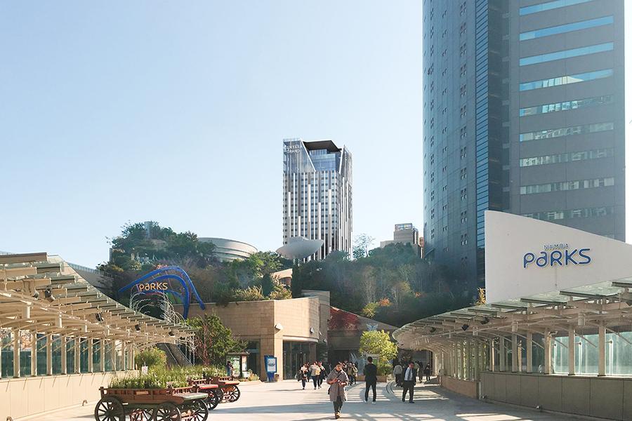 　「なんばパークス」外観