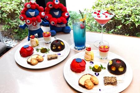 　ミャクミャク持参で訪れる人もいるという「ｖｏｃｏ大阪セントラル」の『スイーツパビリオン』