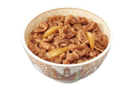 　「すき家」の牛丼