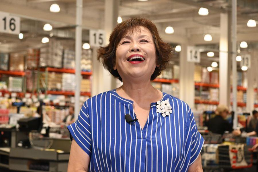 　ハイテンションで登場した上沼恵美子（８月２９日「コストコ門真倉庫店」）