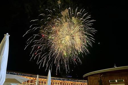 『夏休みEXPOミニ花火』の様子（7月30日／Lmaga.jp撮影）