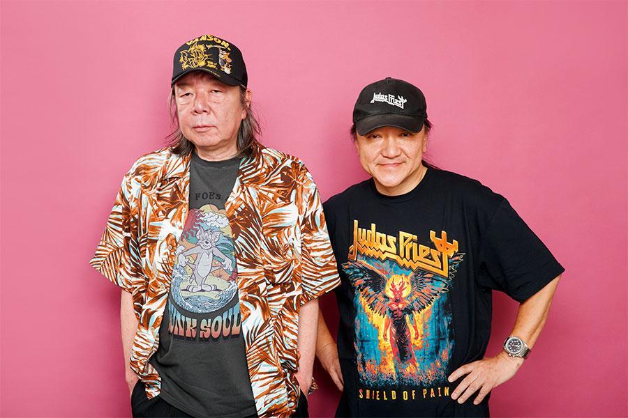 　左から「劇団☆新感線」の看板俳優・古田新太、主幸・いのうえひでのり ©西木義和