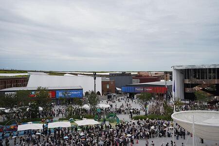 　『大阪・関西万博』９月４日・１０時３０分頃の様子（Ｌｍａｇａ.ｊｐ撮影）