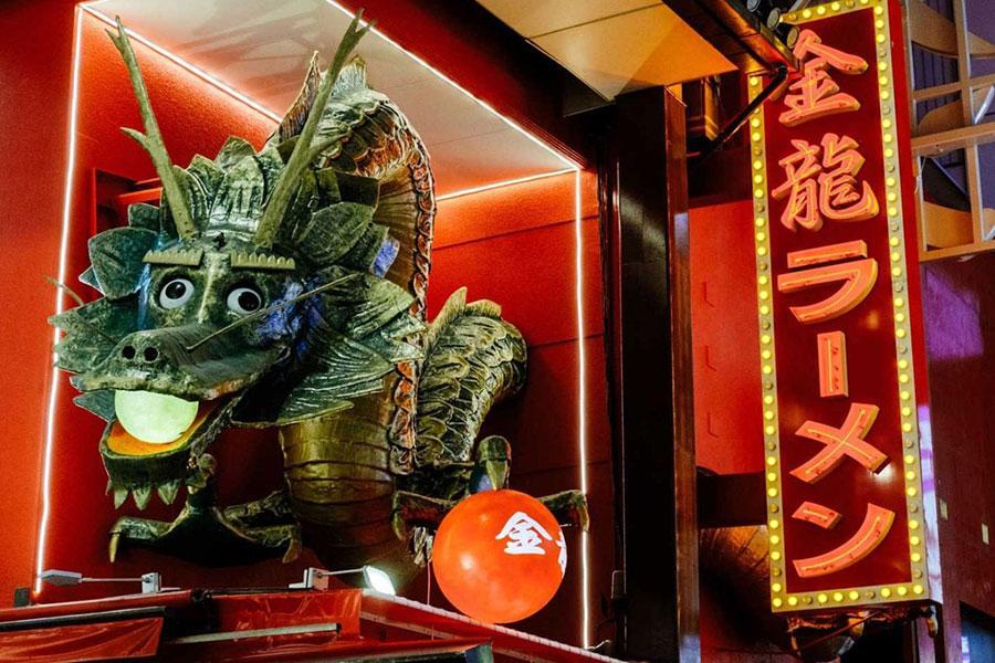 　大阪のラーメン店「金龍ラーメン道頓堀店」