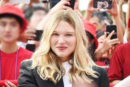 　フランス館アンバサダーを務める女優・レアセドゥ（９月１３日・Ｌｍａｇａ.ｊｐ撮影）