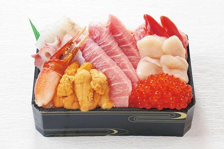 『秋の大北海道展』に登場する「おたる蝦夷屋」の宝鮮弁当（１折３５６４円）は各日５０折。「高島屋」限定