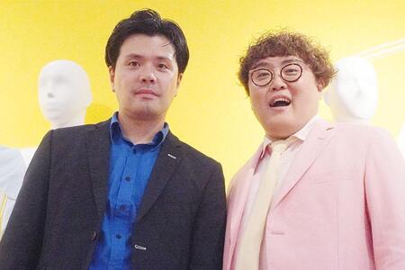 　お笑いコンビ・マユリカ（中谷・阪本）