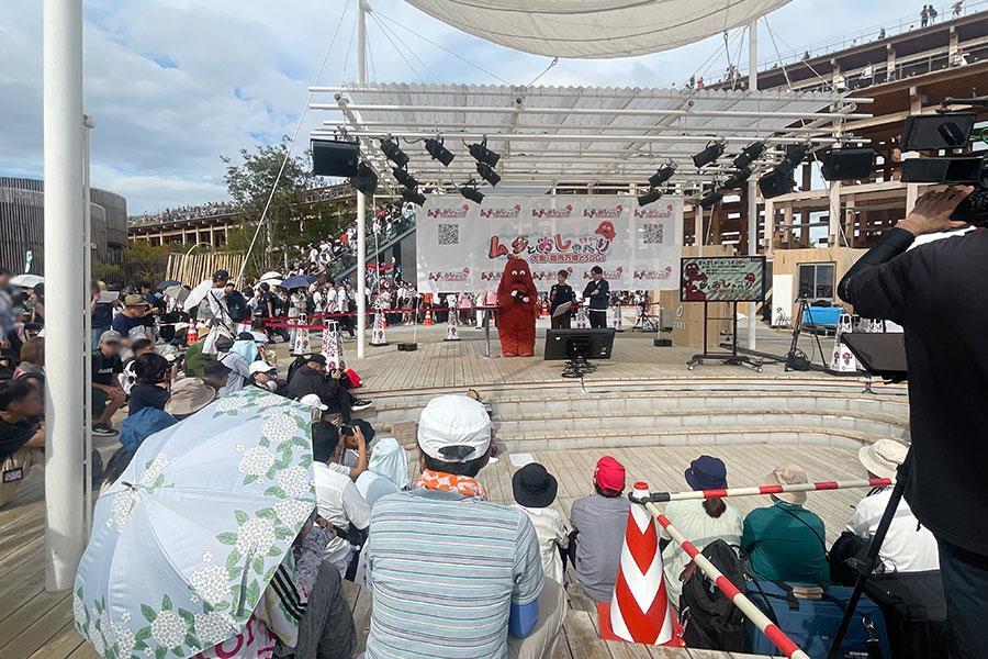 　『大阪・関西万博』９月２１日（日）の「ＥＸＰＯ ＰＬＬ Ｔａｌｋｓ ムックとおしゃべりですぞ～ - 大阪・関西万博とＳＤＧｓ-ファイナル」の様子（１４時頃／Ｌｍａｇａ.ｊｐ撮影）