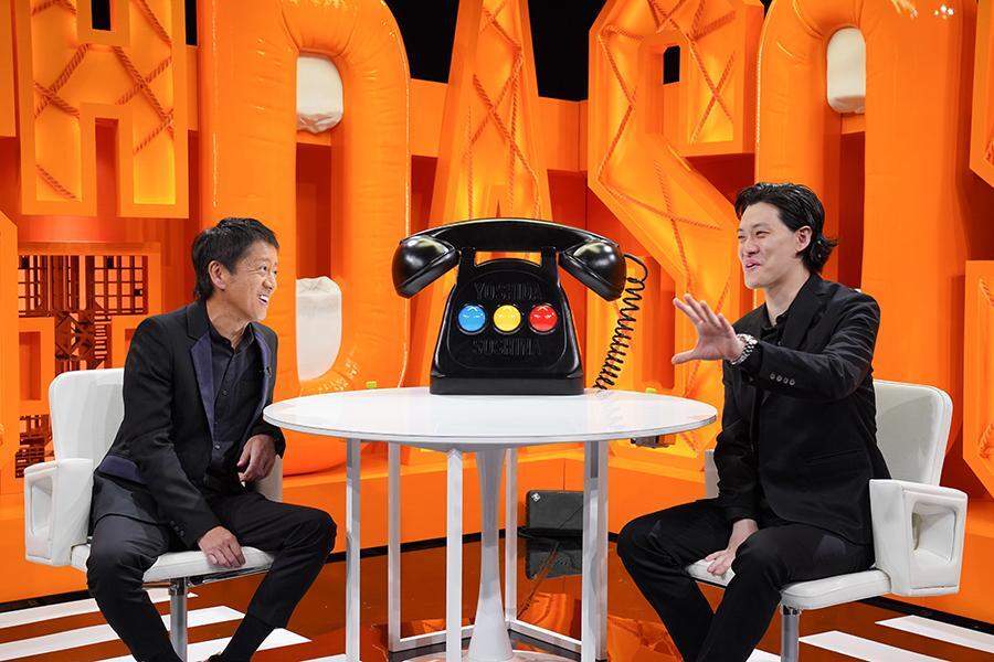 　新番組『吉田と粗品と』の収録の様子©読売テレビ