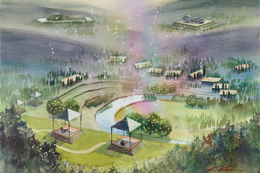 　２０２７年に開業予定の「星のや飛鳥」イメージ