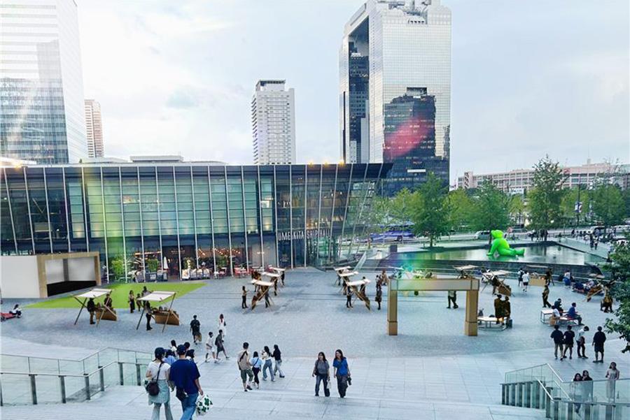 　『アウトドア ライフ フェスタ』が開催される「グランフロント大阪うめきた広場」