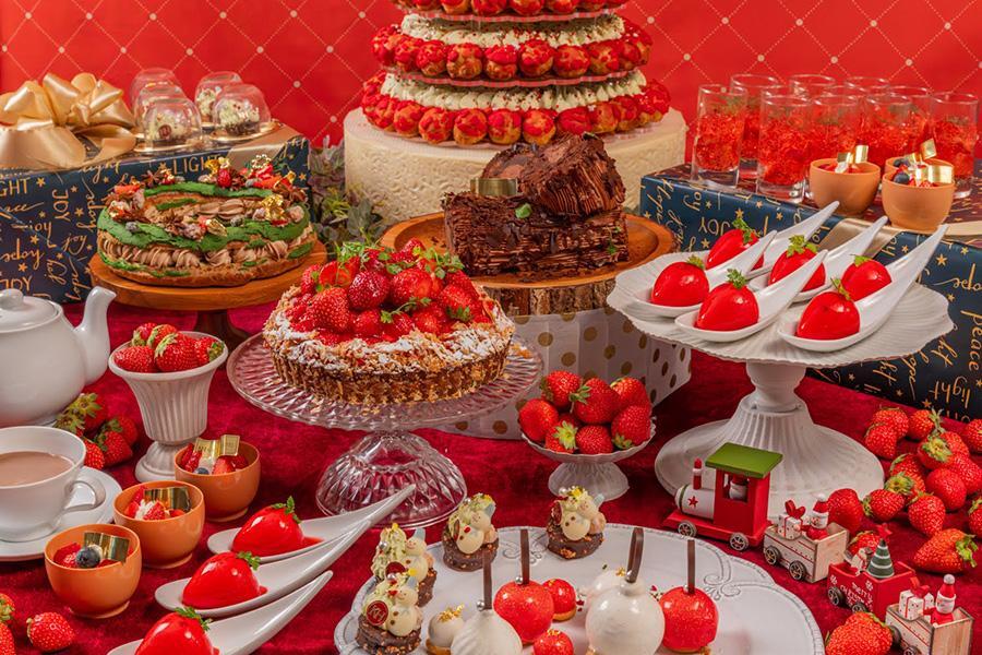 「神戸北野ホテル」（神戸市中央区）で11月1日～12月31日まで開催される『クリスマス・スイーツビュッフェ～いちごが彩るクリスマス～』