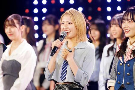 　三代目キャプテンに任命された塩月希依音 ©ＮＭＢ４８