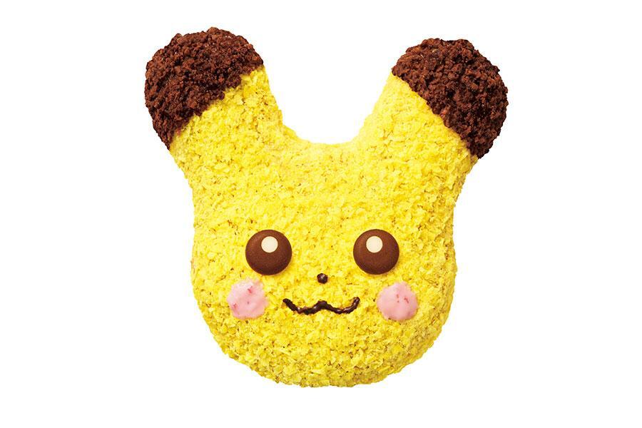 　ミスド×ポケモンコラボ「もふもふ ピカチュウ ドーナツ」（３３４円～）