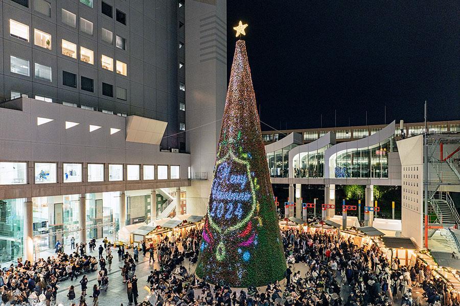 　梅田スカイビルのクリスマスマーケット『Ｗｏｎｄｅｒ Ｃｈｒｉｓｔｍａｓ Ｍａｒｃｈｅ』過去開催の様子