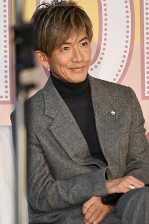 　映画『ＴＯＫＹＯタクシー』のイベントに登壇した木村拓哉（１１月１２日 Ｌｍａｇａ.ｊｐ撮影）