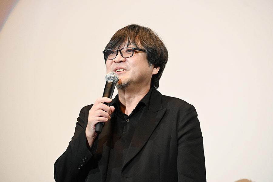 　『果てしなきスカーレット』の舞台挨拶に登場した細田守監督（１１月１６日・大阪市内）