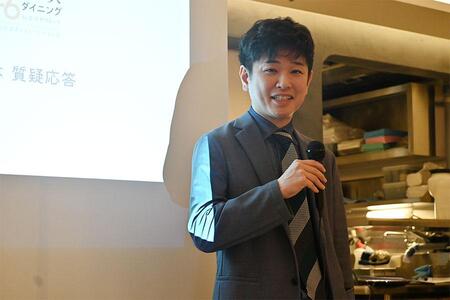 　代表取締役の國枝昂氏（１１月１９日 Ｌｍａｇａ.ｊｐ撮影）