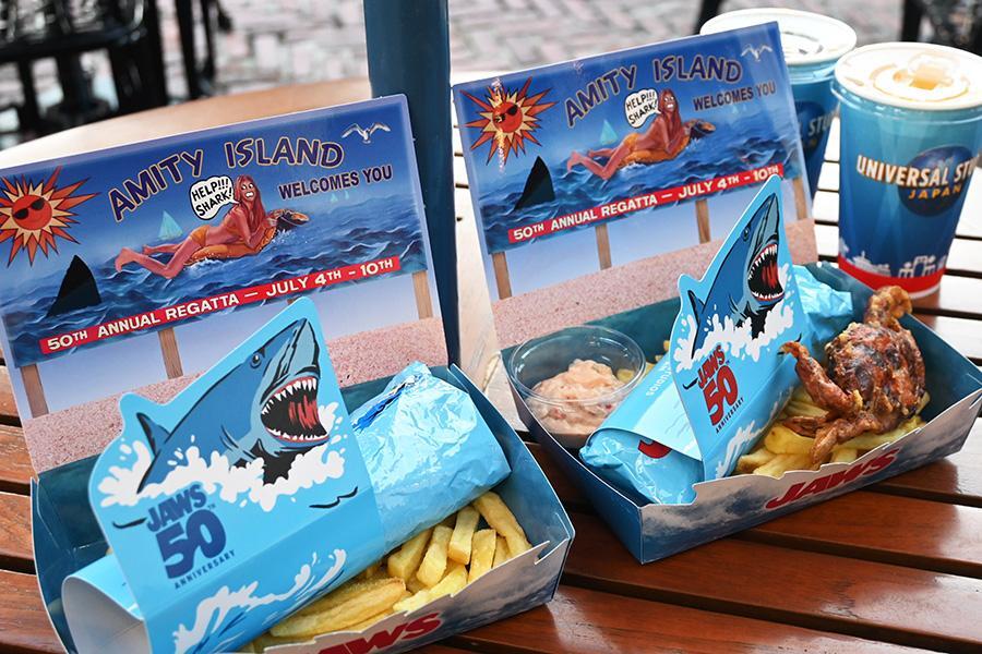 　日本での公開から５０周年を迎えることを記念し、「アミティ・ランディング・レストラン」のメニューがリニューアル（Ｌｍａｇａ.ｊｐ撮影）