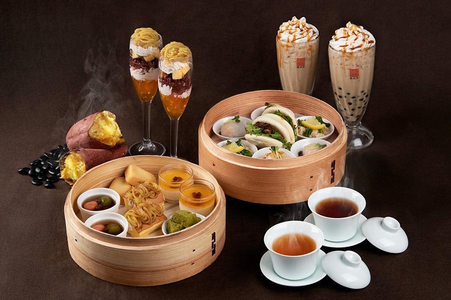 「春水堂」で１２月４日まで開催中の『焼き芋アフタヌーンティー』