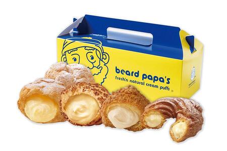 　シュークリーム専門店「ビアードパパ」の「ブラックフライデーセット」（１１８０円）