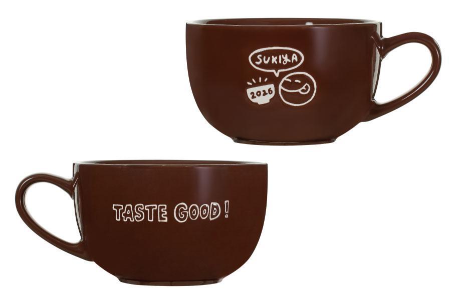 　すき家の福袋「ＳＭＩＬＥ ＢＯＸ ２０２６」のオリジナルスープマグ