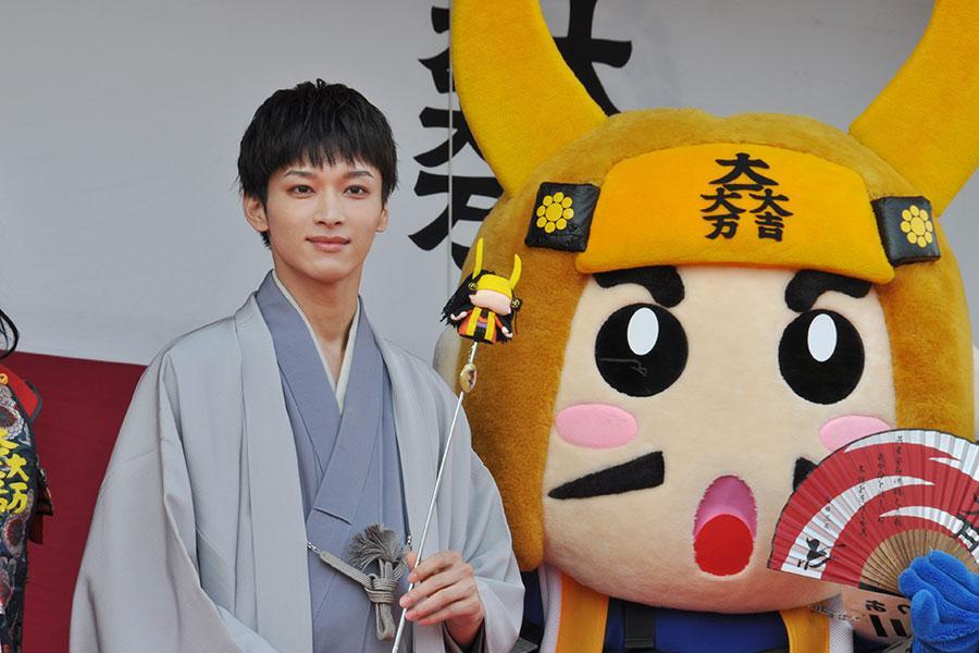 　『石田三成祭２０２５』に登場した松本怜生（１１月２日・滋賀県長浜市）