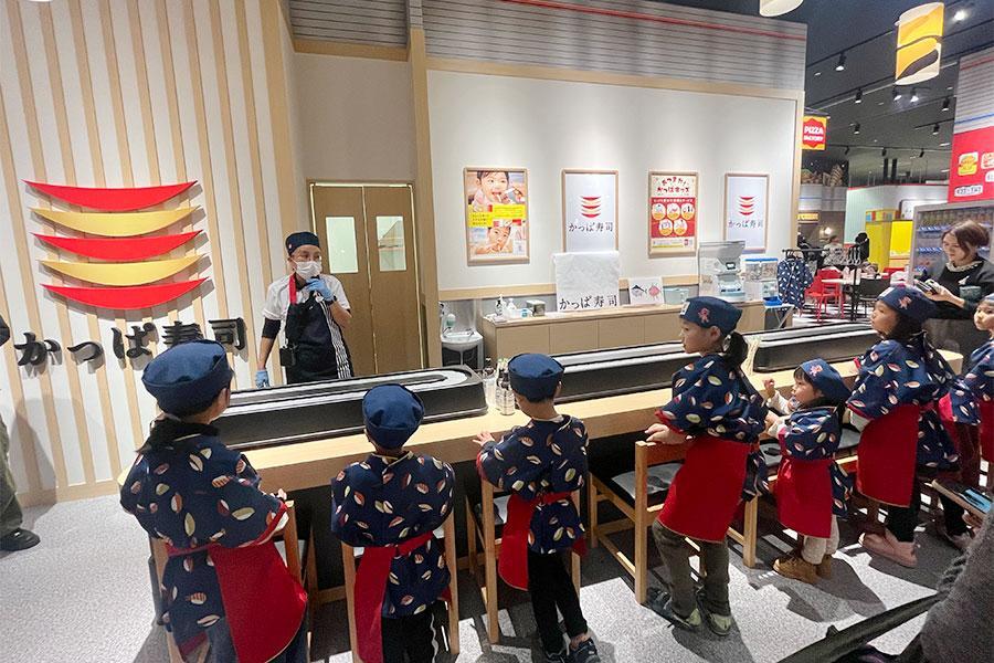 　「カンドゥー大日」より、全国初登場となる「かっぱ寿司」のアクティビティ（Ｌｍａｇａ.ｊｐ撮影）