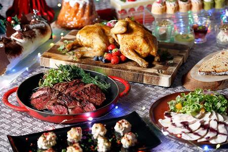 　「大阪マリオット都ホテル」（大阪市阿倍野区）で開催中の『クリスマスブッフェ』７５００円～