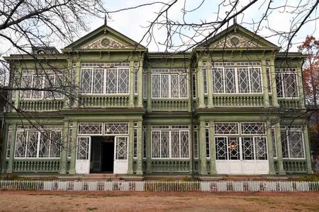 　現存する異人館のなかで最大規模の洋館「旧ハンター住宅」（１２月２０日撮影）