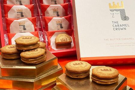 　新ブランド「ザ キャラメル クラウン」の「ＴＨＥ バターキャラメルサンド」（５個・１１８８円～）