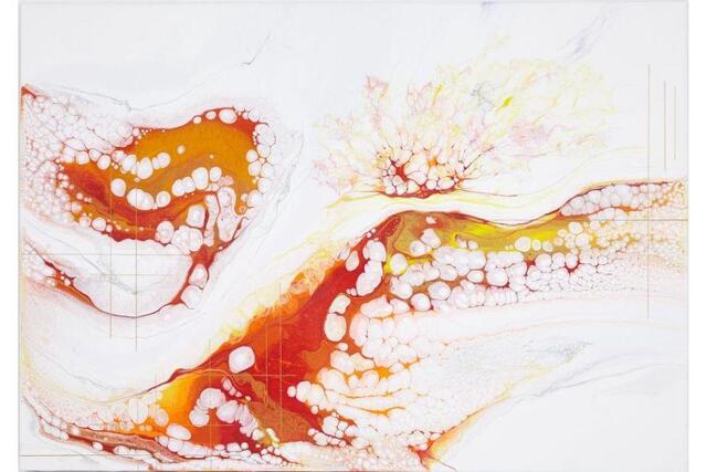 「語り始める奇跡」　（４５．５×６５．２ｃｍ）『轟 悠(藏人)展～奇跡の瞬き～』より