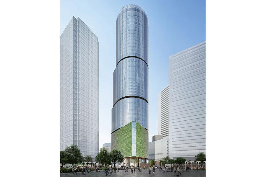 　【（仮称）大阪マルビル建替プロジェクト】、建替え後（北側）イメージ