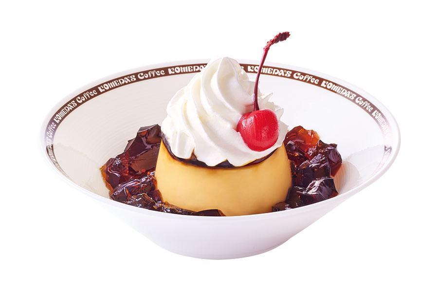 コメダ珈琲店の新メニュー「珈琲所のプリン」（640円～700円）