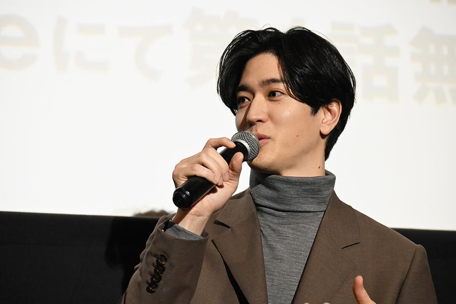 　役について熱く語る中島裕翔（１月１６日・大阪市内・Ｌｍａｇａ.ｊｐ撮影）