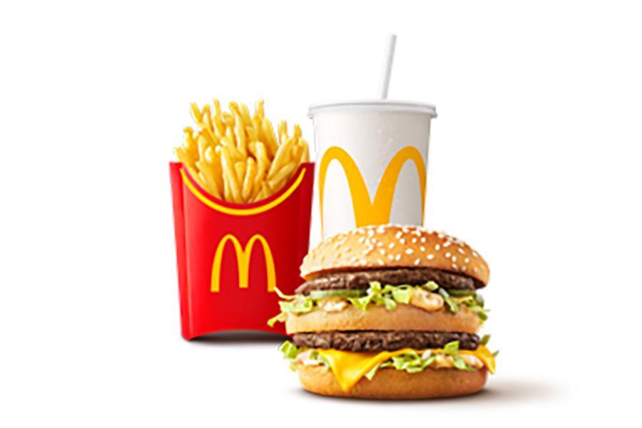 マクドナルドのランチメニュー「ひるまック」の「ビッグマック」（680円）