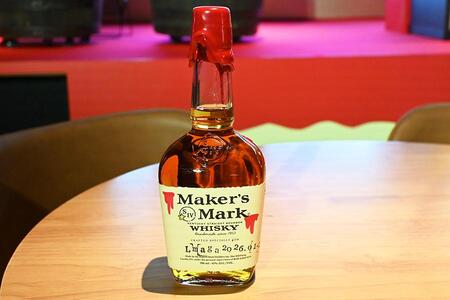 　『メーカーズマーク ハンドメイド体験』でつくったオリジナルボトル