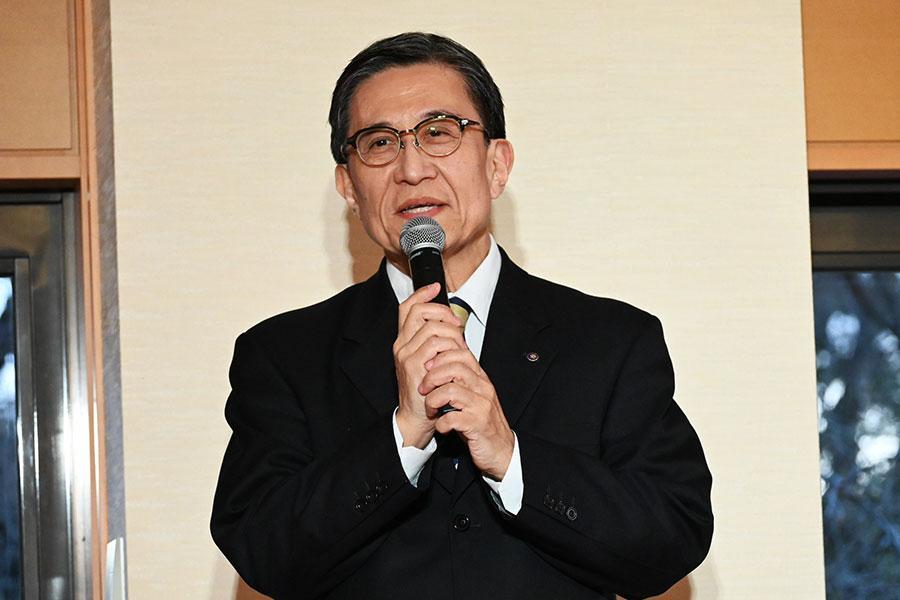 京都市長 松井孝治氏（1月29日 Lmaga.jp撮影）