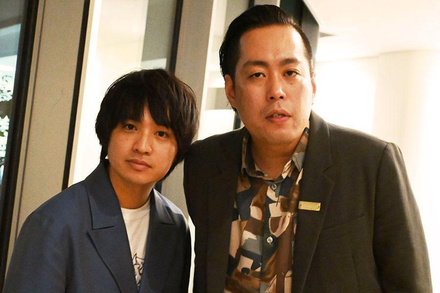 　お笑いコンビ・エバース（左から佐々木隆史、町田和樹：Ｌｍａｇａ．ｊｐ撮影）