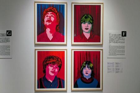 　「Ｆ」は「ＦＡＭＩＬＹ」で横尾ファミリーが登場　横尾忠則美術館